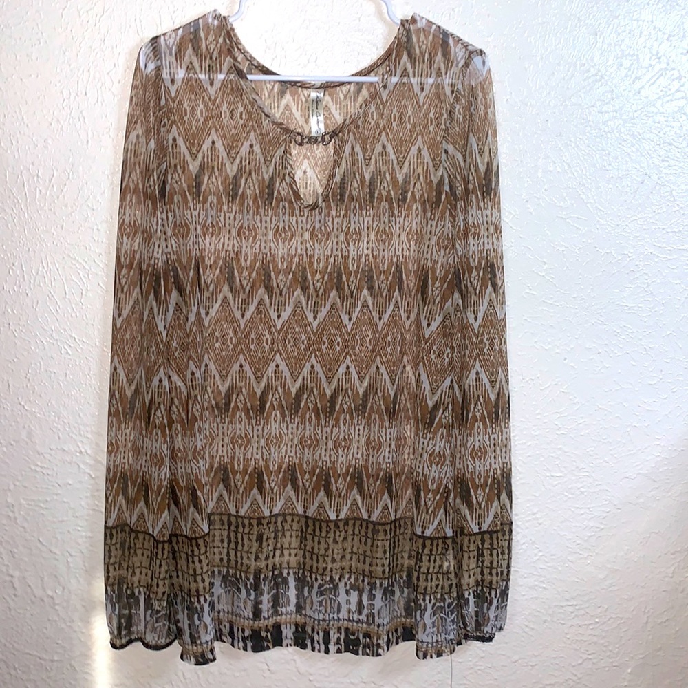 🔥3 for $25 PerSeption concept Blouse Sz L